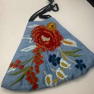 Johnny Was Floral Embroidered Face Mask Brand New